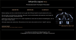 Desktop Screenshot of manscapepro.com
