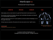 Tablet Screenshot of manscapepro.com
